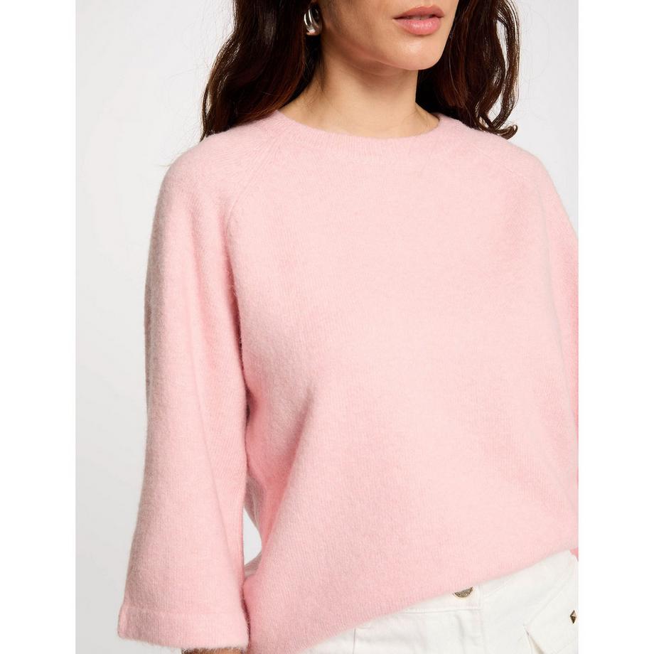 MORGAN Oversize Scollo a Barca Maniche a Pipistrello Maglione  