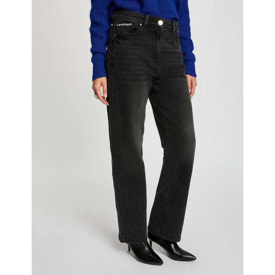 MORGAN High Waist Relaxed Fit Jeans  