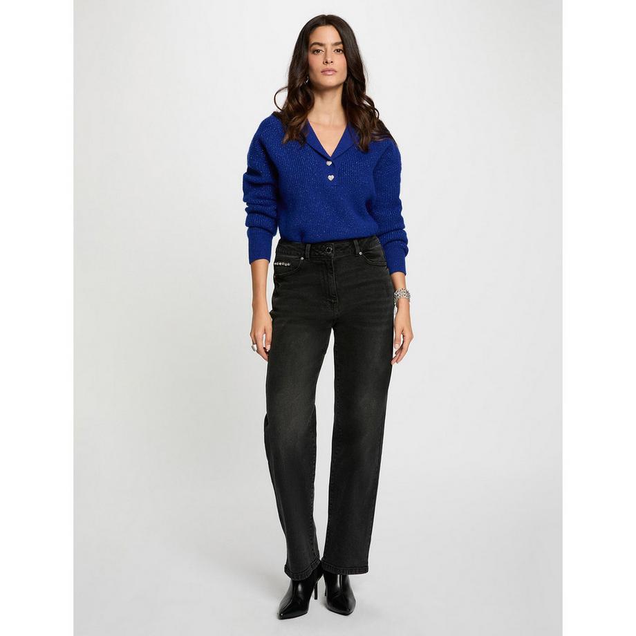MORGAN High Waist Relaxed Fit Jeans  