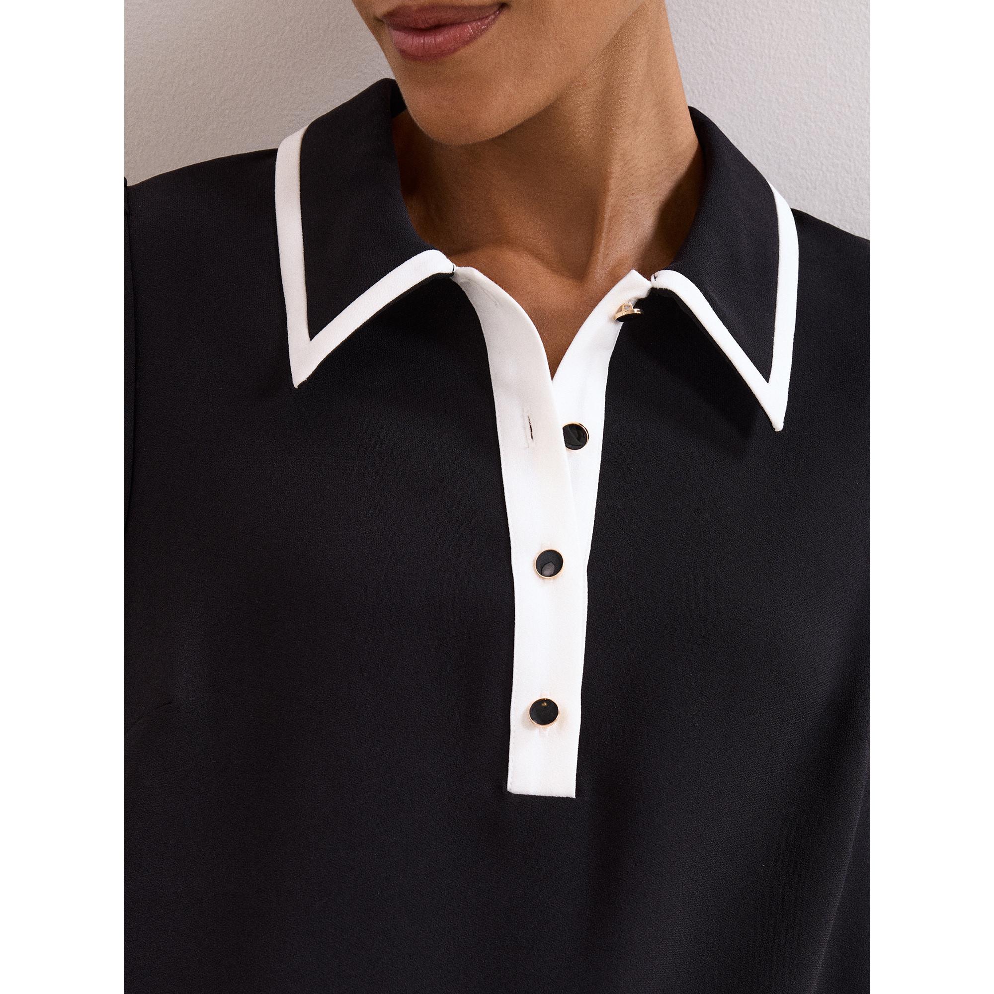 Phase Eight Vestito Gina con Colletto a Contrasto  