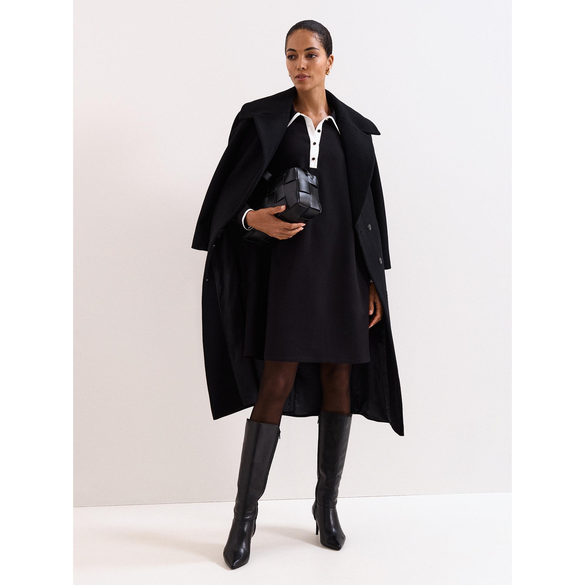 Phase Eight Vestito Gina con Colletto a Contrasto  