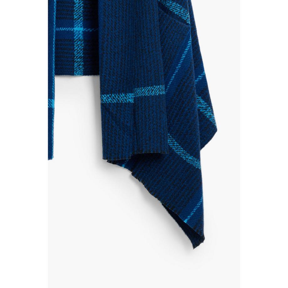 Desigual Kariertes Poncho  