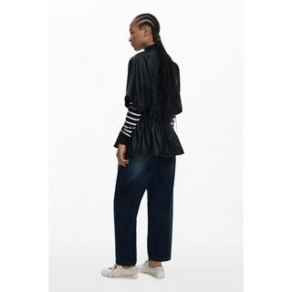 Desigual Poncho Effet Cuir  