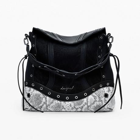 Desigual Sac à dos moyen motif serpent  