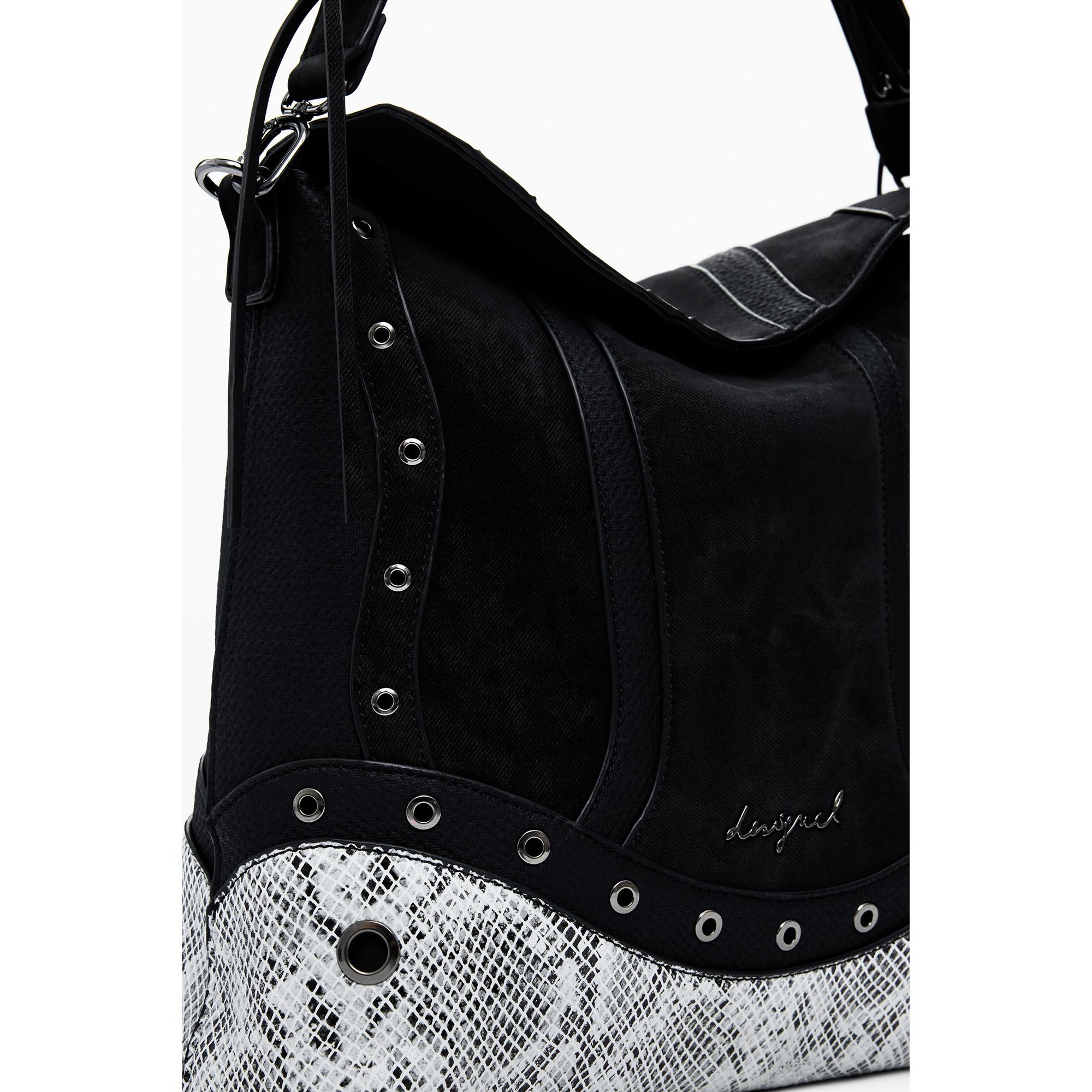 Desigual Sac à dos moyen motif serpent  