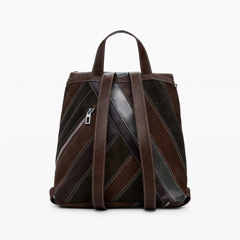 Desigual Sac à dos Patchwork Détail Boucle  