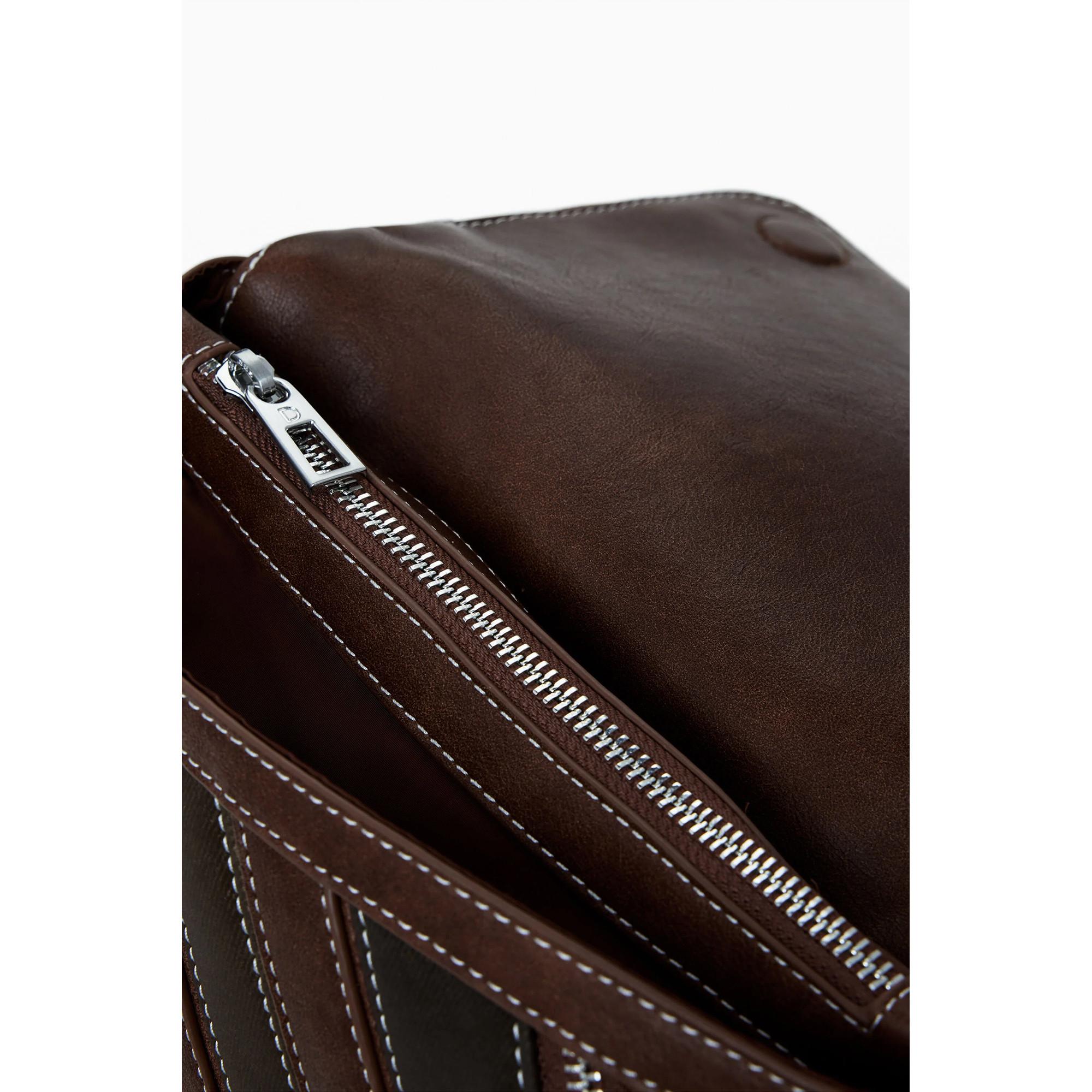 Desigual Sac à dos Patchwork Détail Boucle  