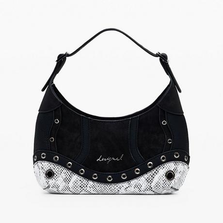 Desigual Borsa a Tracolla con Occhielli  