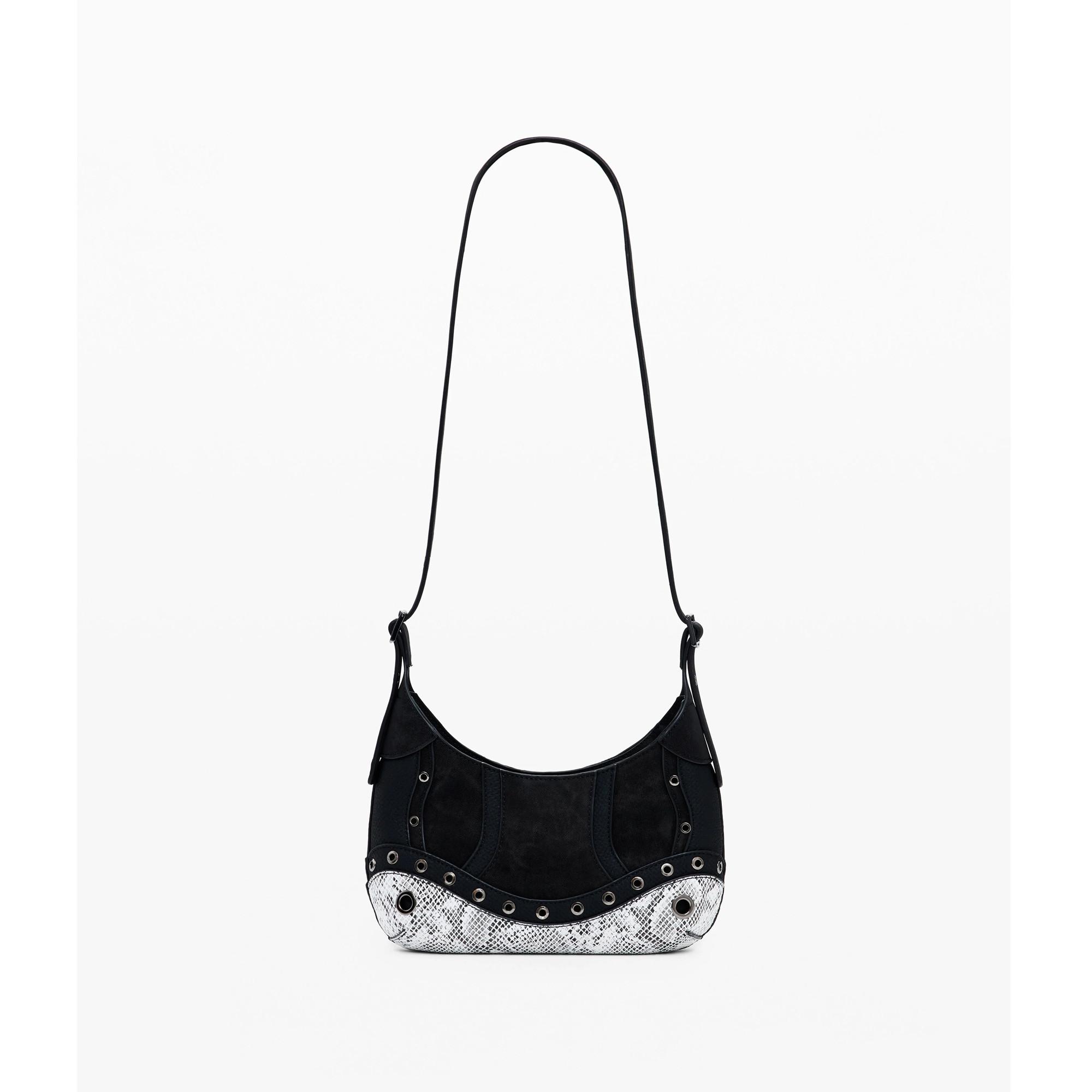 Desigual Borsa a Tracolla con Occhielli  