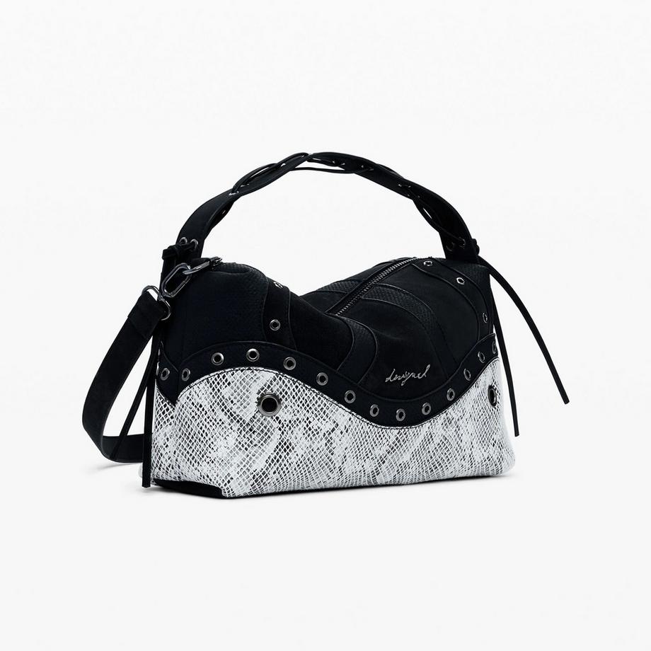Desigual Mittelgrosse Handtasche Schlangeneffekt  