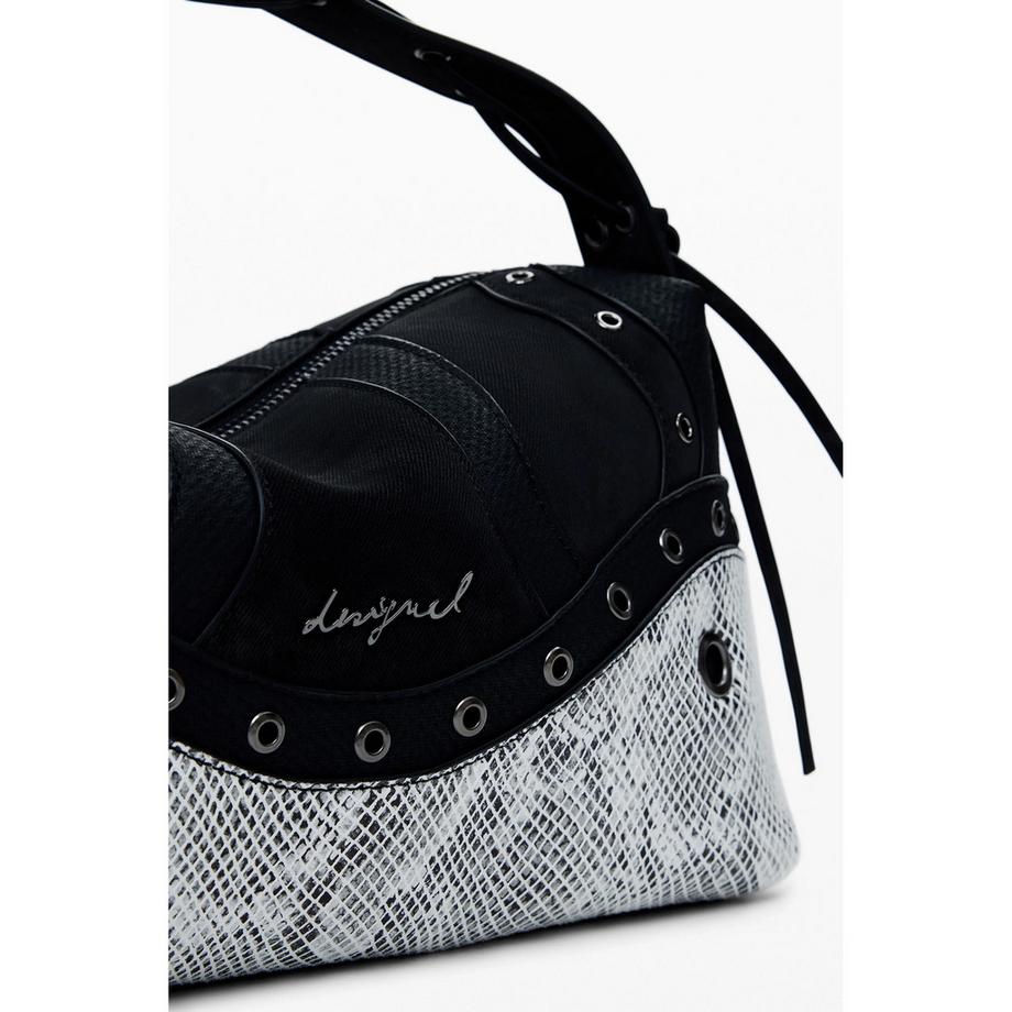Desigual Mittelgrosse Handtasche Schlangeneffekt  
