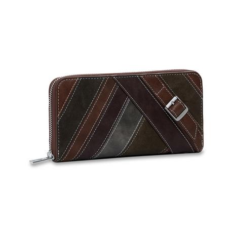 Desigual Patchwork Reissverschluss Portemonnaie  