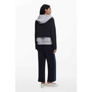 Desigual Jeans Flare con dettagli in maglia  