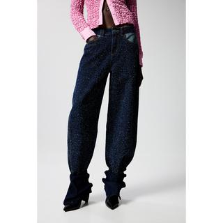 Desigual Meliert Straight Leg Jeans  
