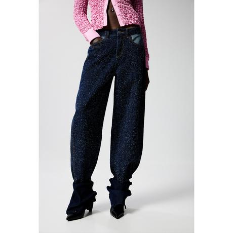 Desigual Meliert Straight Leg Jeans  
