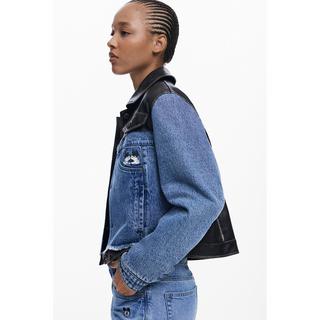 Desigual Waxed Mickey Jeansjacke  