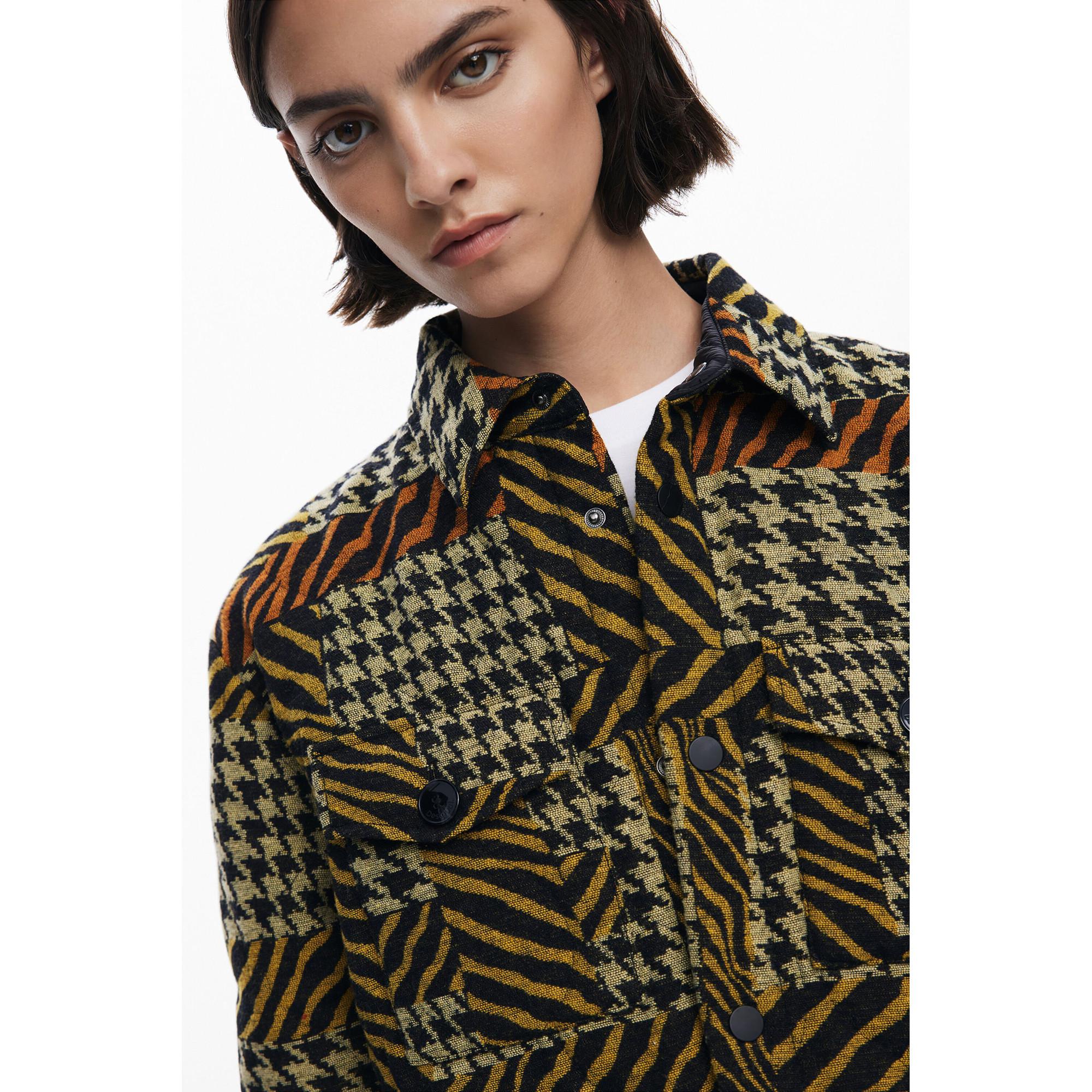 Desigual Gemusterte Trucker Jacke  