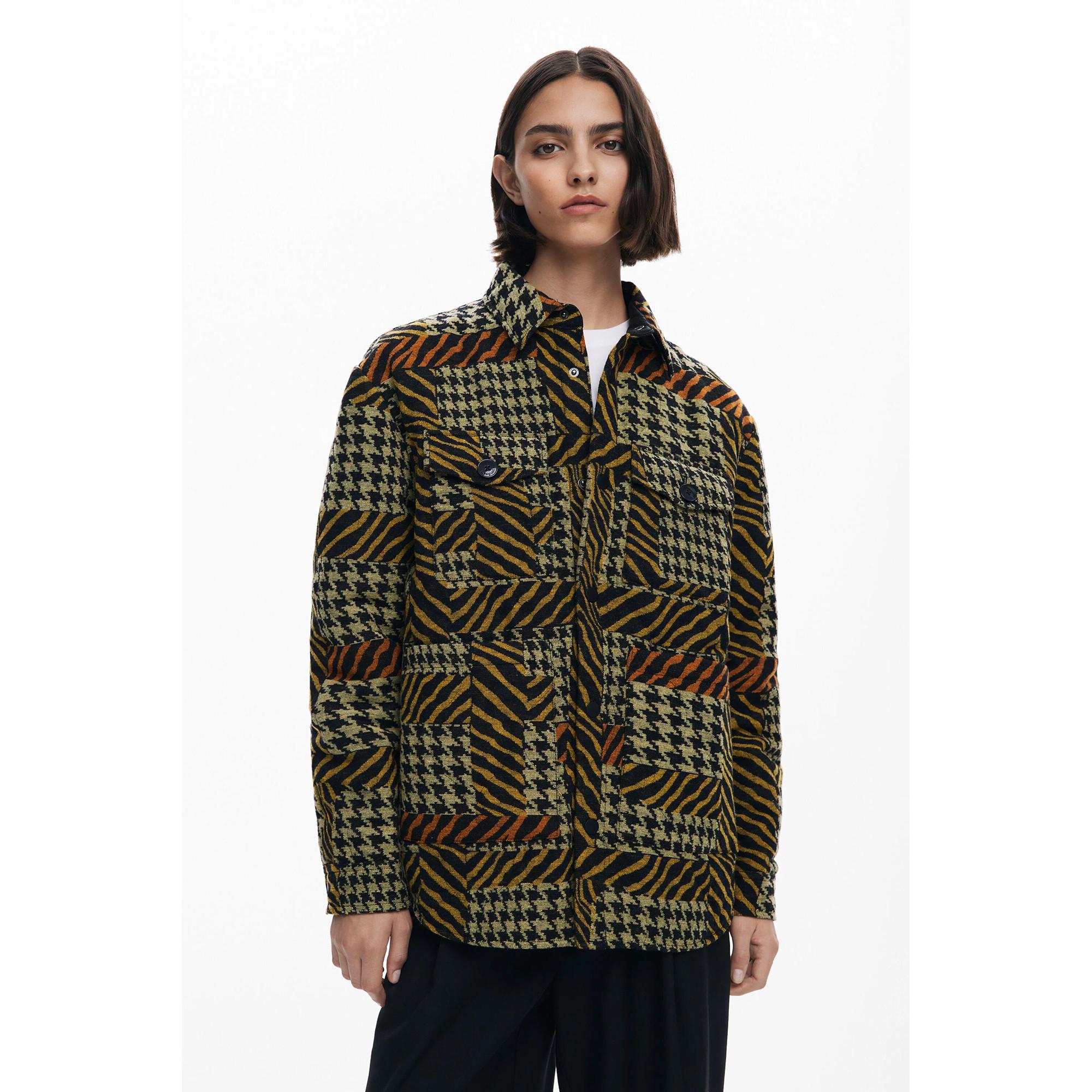 Desigual Gemusterte Trucker Jacke  