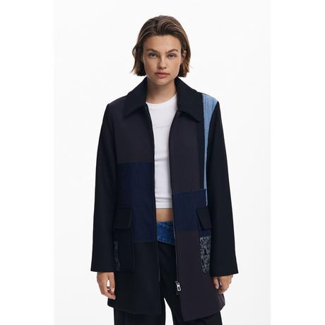 Desigual Cappotto lungo in misto lana  