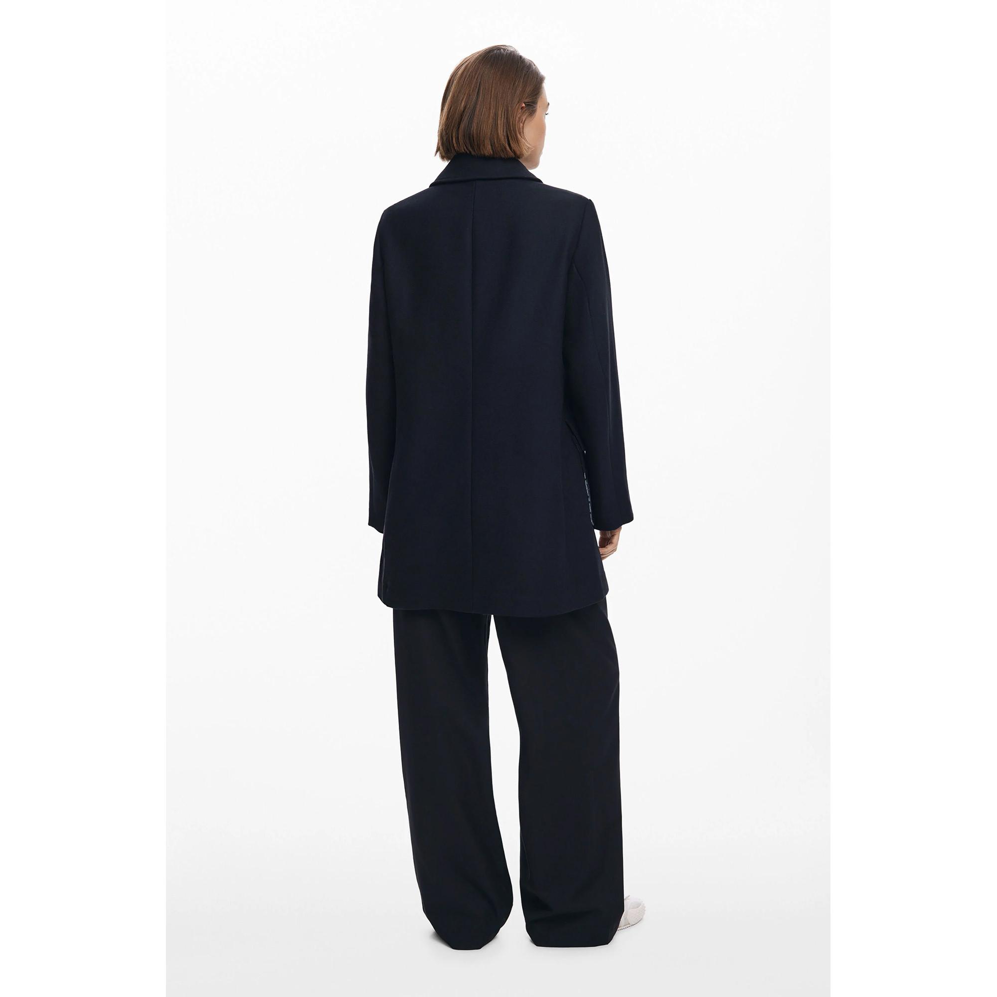 Desigual Cappotto lungo in misto lana  