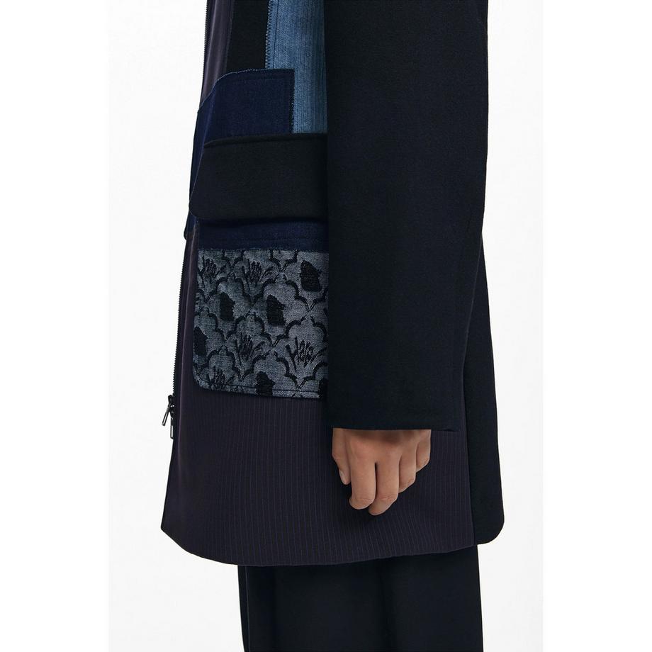 Desigual Cappotto lungo in misto lana  