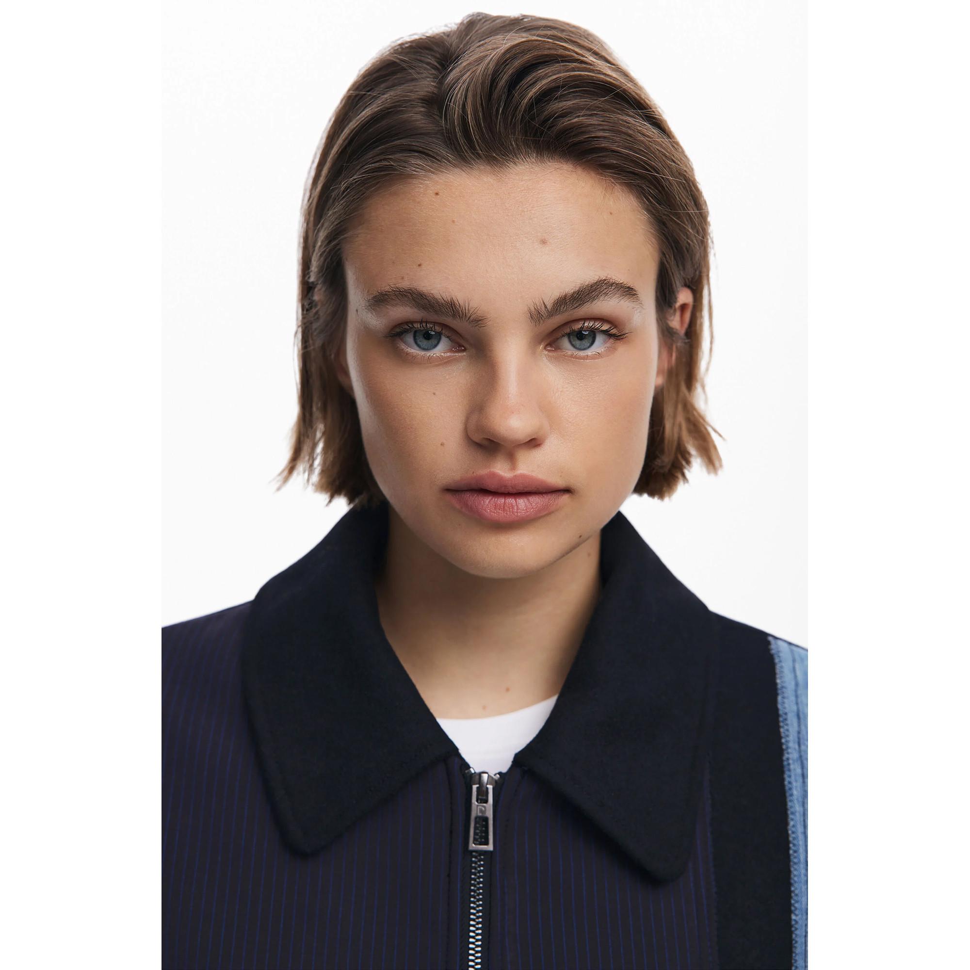 Desigual Cappotto lungo in misto lana  