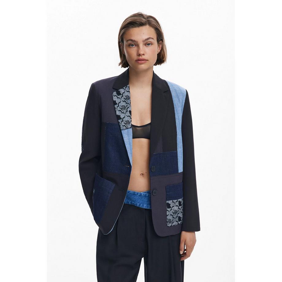 Desigual Patchwork Blazer  