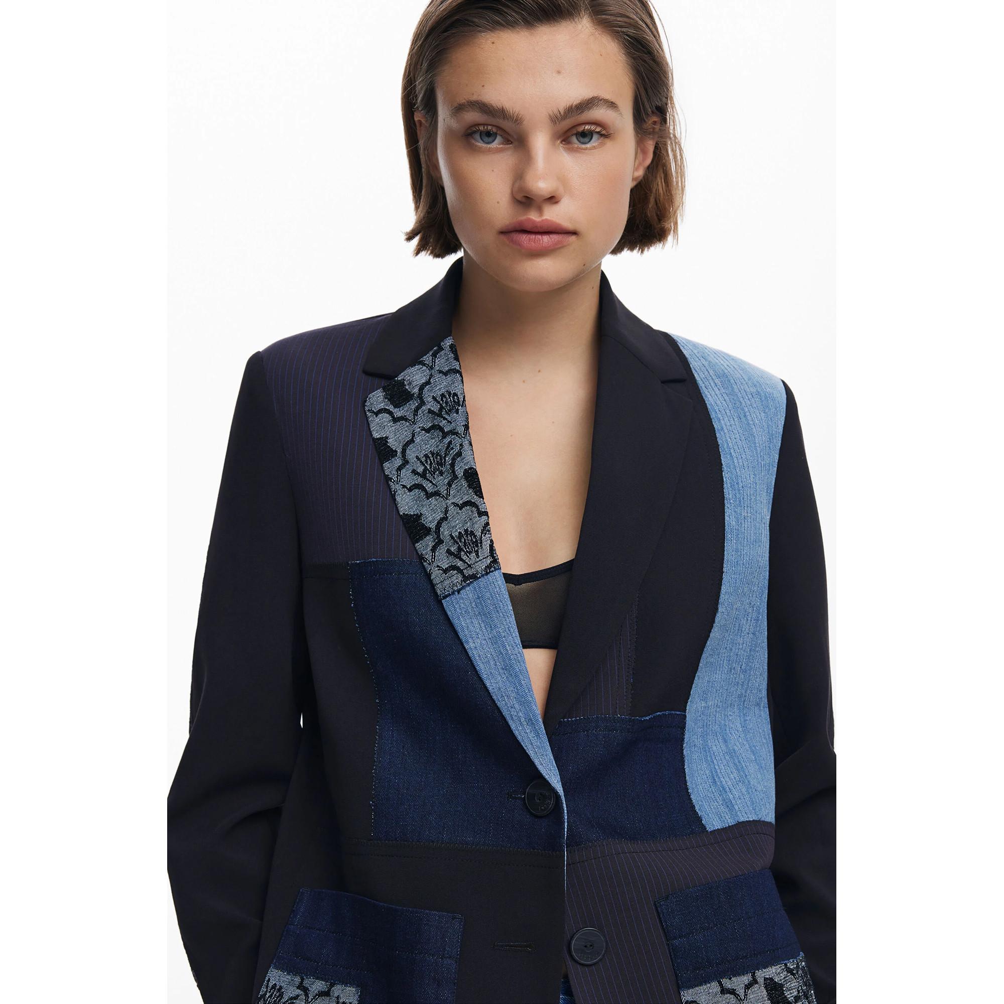 Desigual Blazer Patchwork  