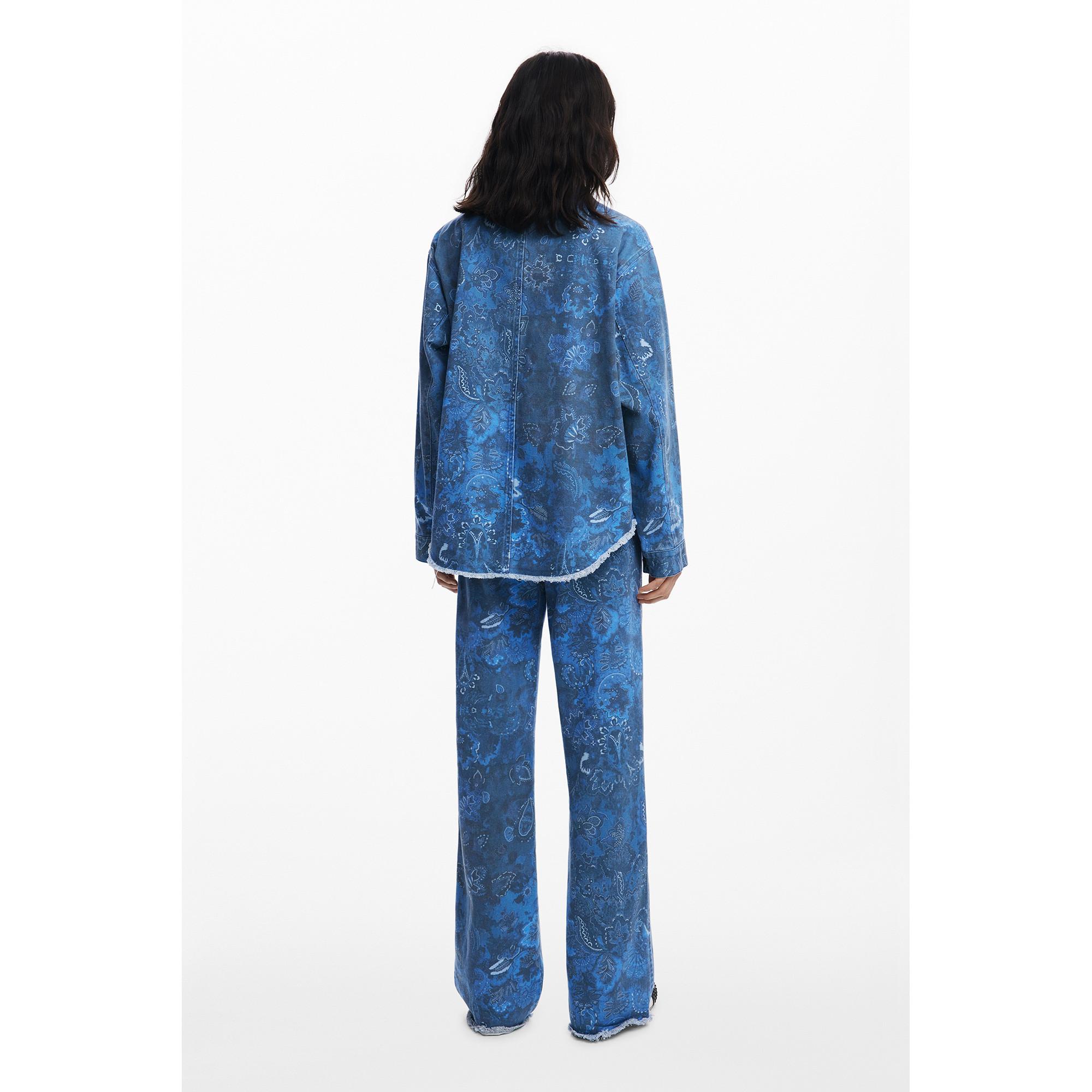 Desigual Trucker Jacke Paisley Print  