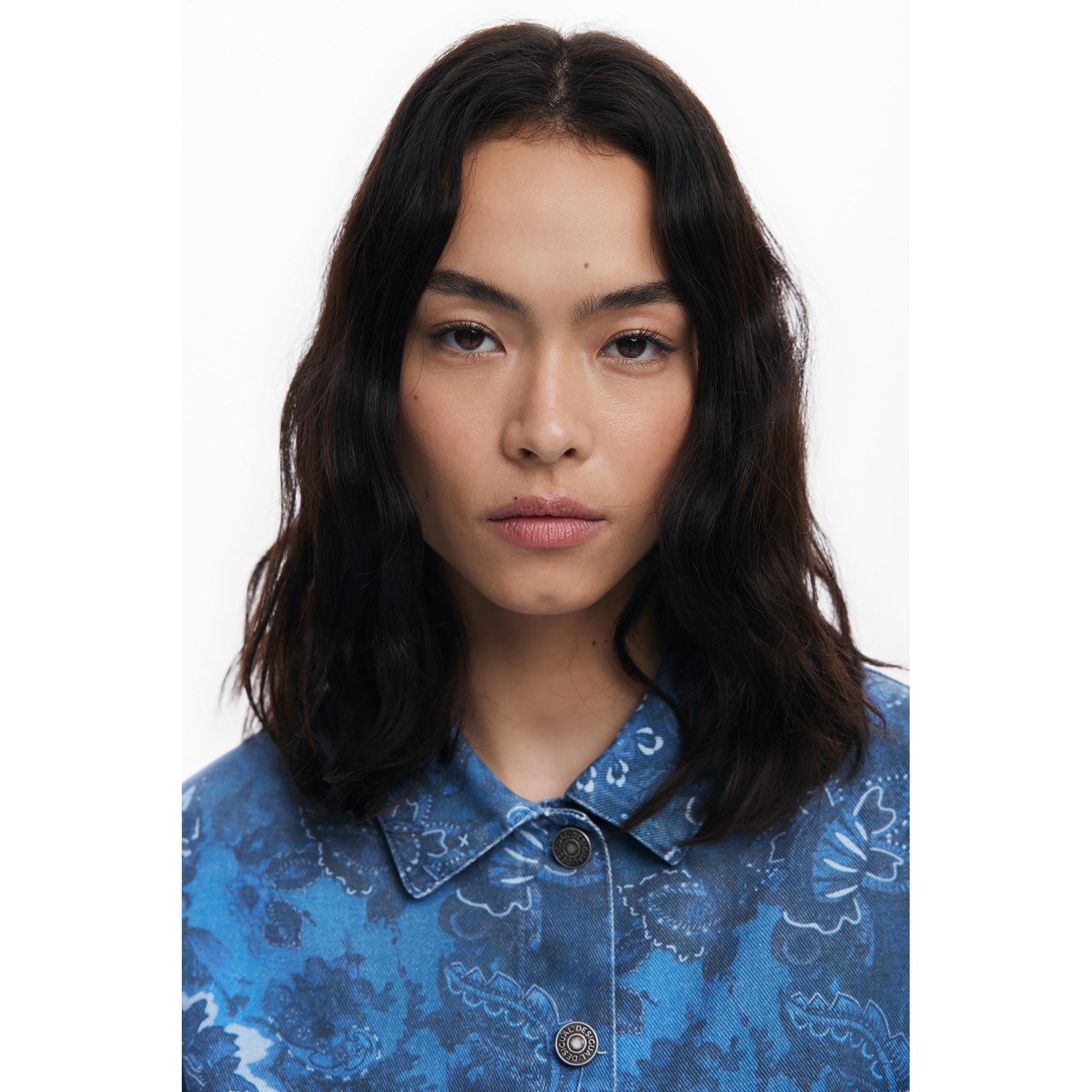 Desigual Trucker Jacke Paisley Print  