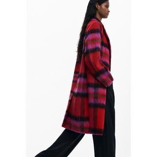 Desigual Cappotto in Lana a Quadri  