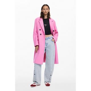 Desigual Cappotto Jacquard Doppiopetto  