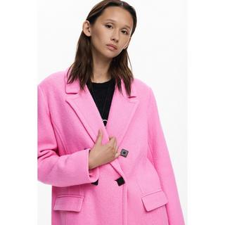 Desigual Cappotto Jacquard Doppiopetto  