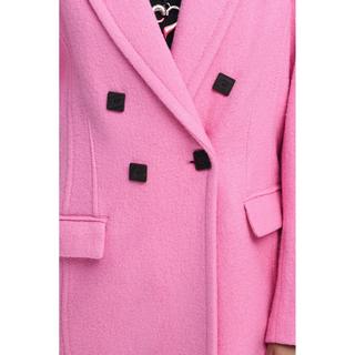 Desigual Cappotto Jacquard Doppiopetto  