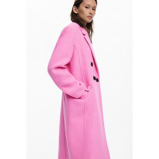 Desigual Cappotto Jacquard Doppiopetto  