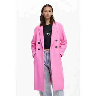 Desigual Cappotto Jacquard Doppiopetto  