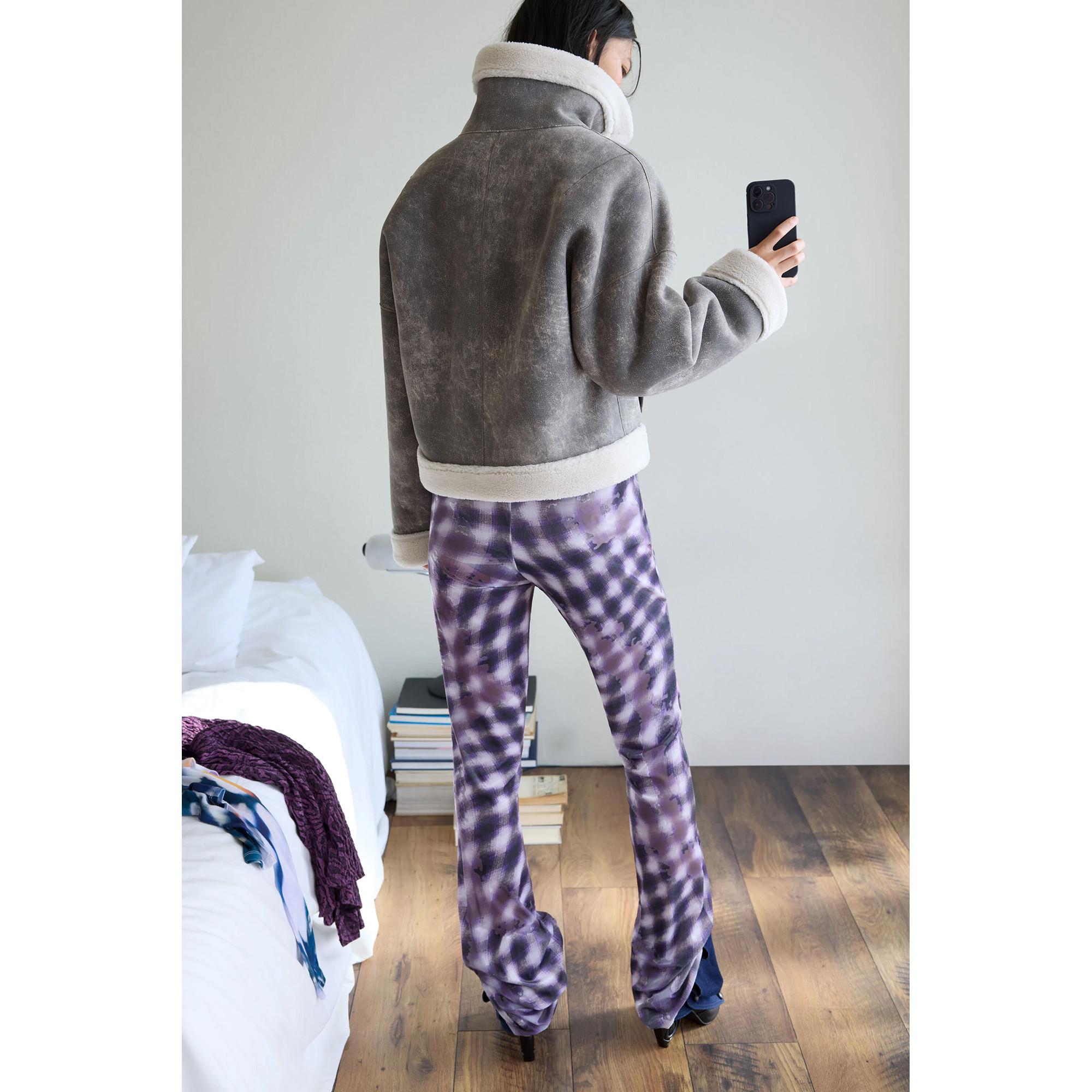 Desigual Patchwork Jacquard Lange Jacke  