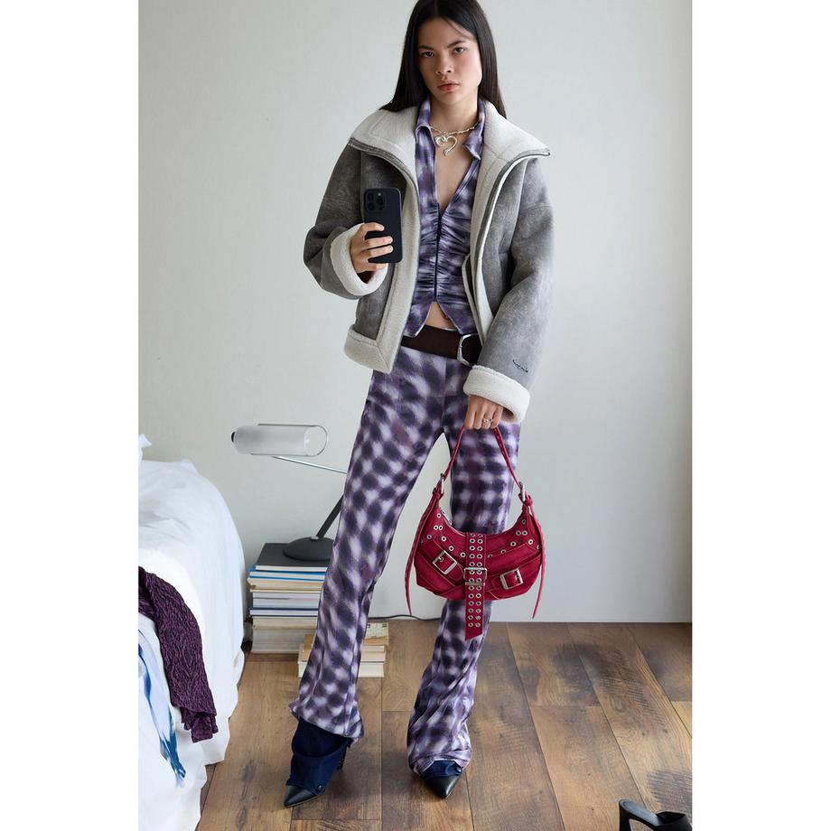 Desigual Veste Longue Patchwork Jacquard  