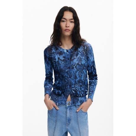 Desigual Gemusterter Slim Fit Cardigan  