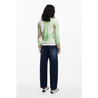 Desigual V-Ausschnitt Langarm Pullover  