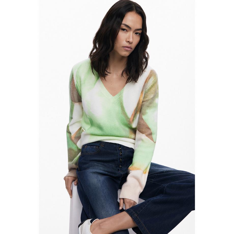 Desigual Maglione Scollo a V  