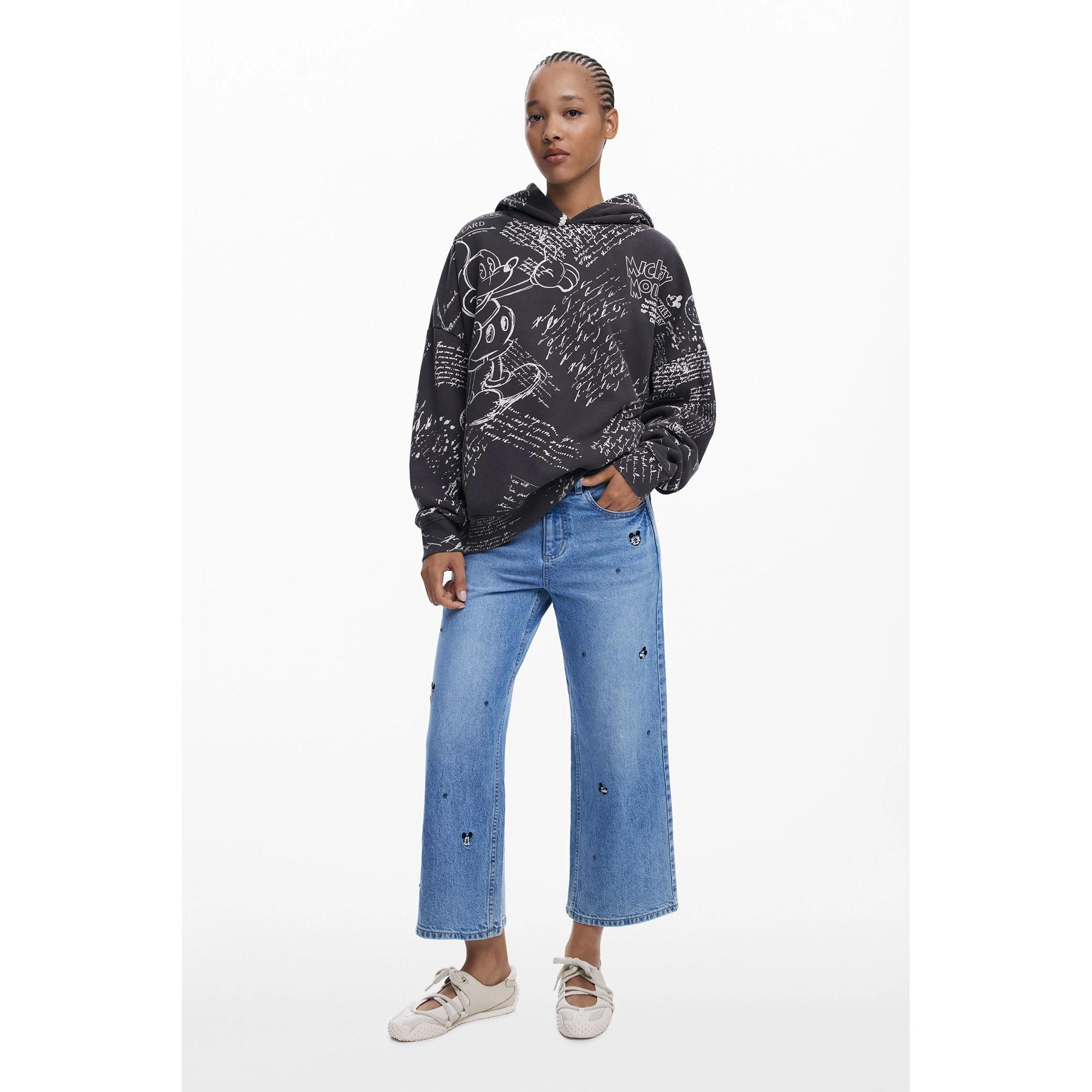 Desigual Mickey Mouse Bedruckter Hoodie  