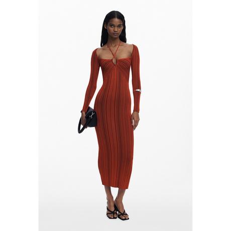 Desigual Robe Midi Sans Manches  