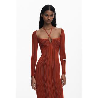 Desigual Robe Midi Sans Manches  