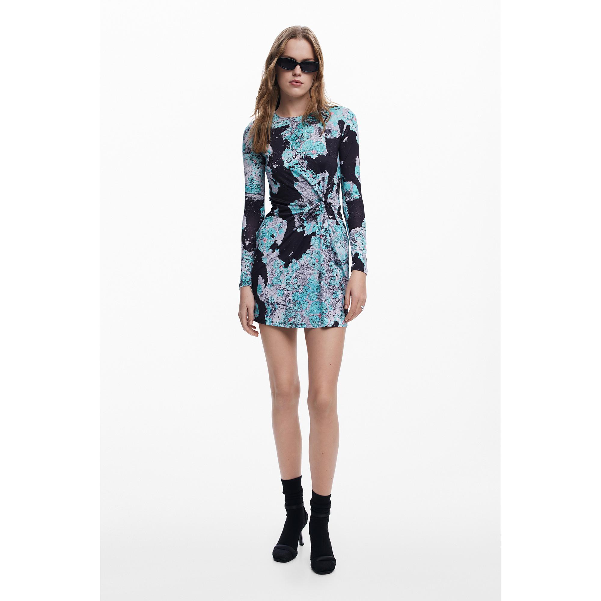 Desigual Mini Kleid mit Arty Print  