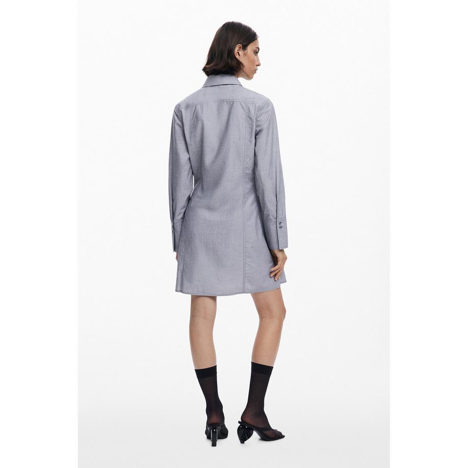 Desigual Robe Chemise Mini Rayée  