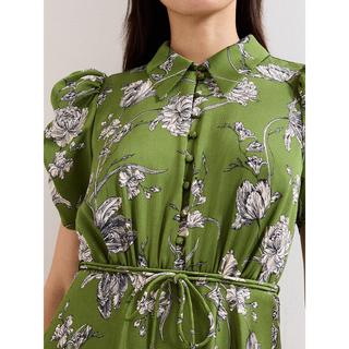 Phase Eight Blumenmuster Midi Kleid  