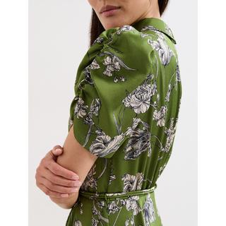 Phase Eight Blumenmuster Midi Kleid  