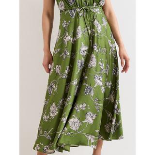 Phase Eight Blumenmuster Midi Kleid  