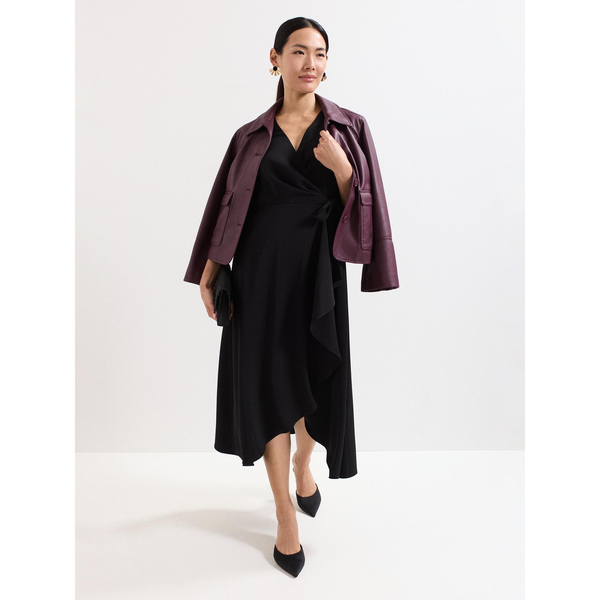 Phase Eight Abito avvolgente con orlo asimmetrico  